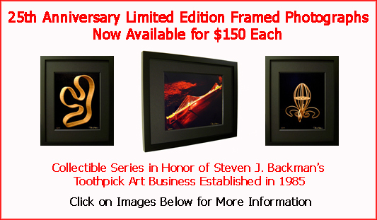 25th Anniversary Limited Edition Framed Photographs Now Available for $150 Each